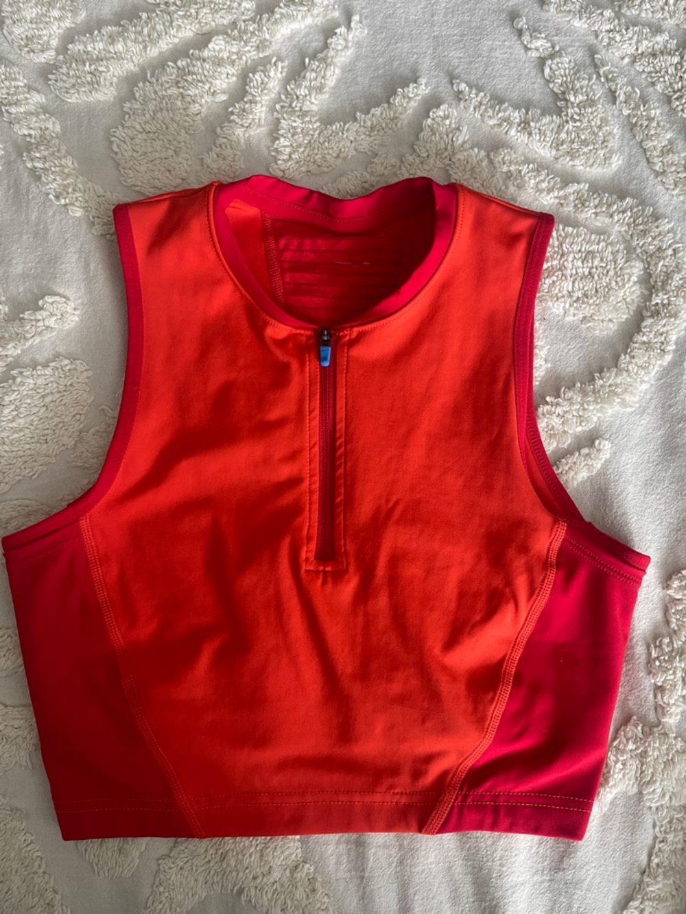Nike Pro Bright Red and Orange Dri-FIT Crop Top